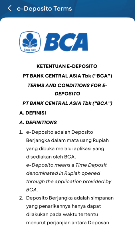 e-Deposito の契約書